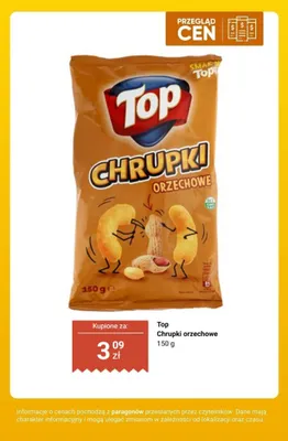 Chrupki orzechowe 150 g promocja w Biedronka
