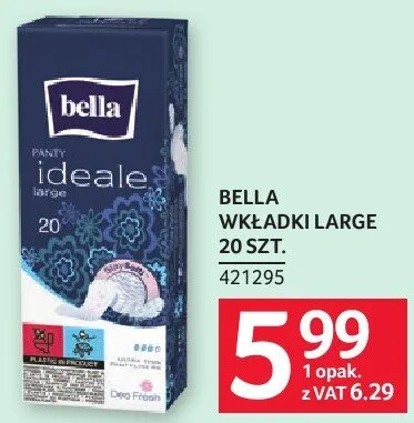 Wkładki Bella Ideale Large 20 szt. promocja w Selgros