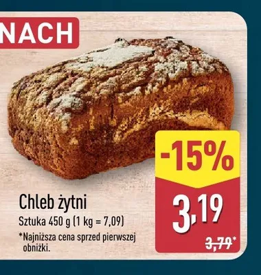 Chleb żytni promocja w Aldi