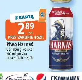 Piwo Harnaś promocja w Leclerc