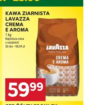 Kawa ziarnista Lavazza Crema e Aroma promocja w Stokrotka