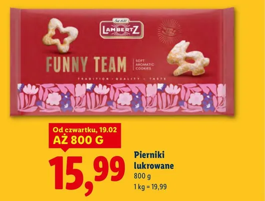 Pierniki lukrowane promocja w Lidl