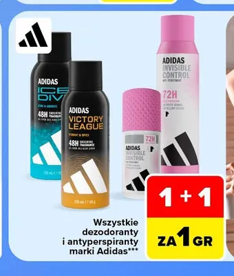 Dezodorant Adidas Victory League promocja w Carrefour
