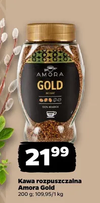 Kawa rozpuszczalna Amora Gold promocja w Netto