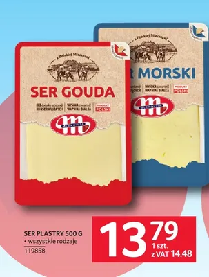 Ser Morski plastry Mlekovita promocja w Selgros