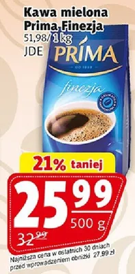 Kawa mielona 500g promocja w Prim Market