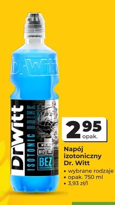 Napój izotoniczny Dr. Witt promocja w Odido