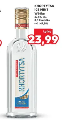 Wódka Khortytsa Ice Mint promocja w Kaufland