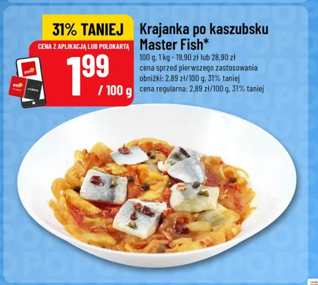 Krajanka po kaszubsku Master Fish promocja w POLOmarket