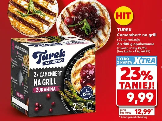 Camembert na grill Turek żurawina promocja w Kaufland