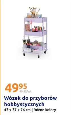 Wózek do przyborów hobbystycznych promocja w Action