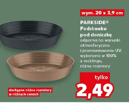 Podstawka pod doniczkę  promocja w Kaufland