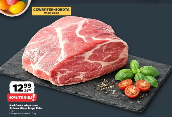 Karkówka wieprzowa promocja w Netto