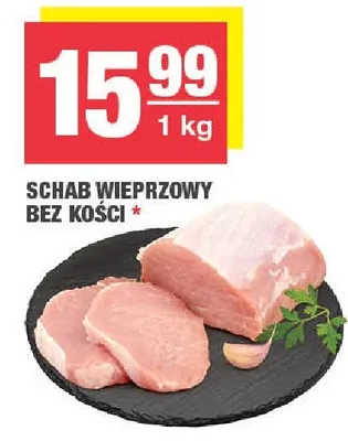 Schab wieprzowy bez kości promocja w SPAR