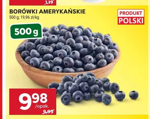 Borówki amerykańskie promocja w Stokrotka