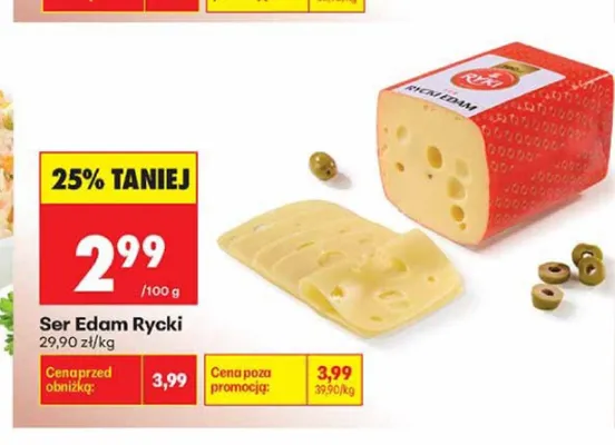 Ser Edam Rycki promocja w Biedronka