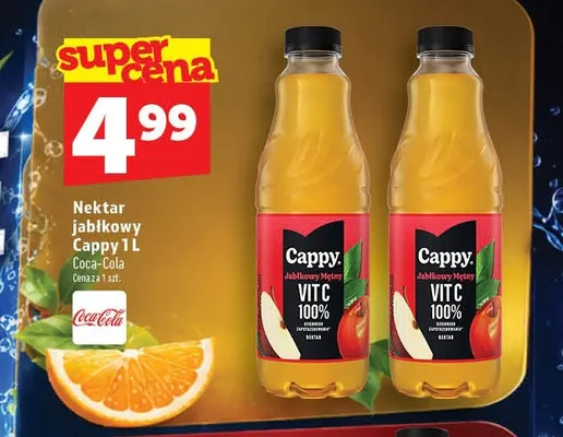Nektar jabłkowy Cappy promocja w TOPAZ
