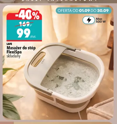 Masażer do stóp Lafe FlexiSpa składany promocja w Biedronka Home