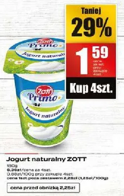 Jogurt naturalny promocja w Supeco