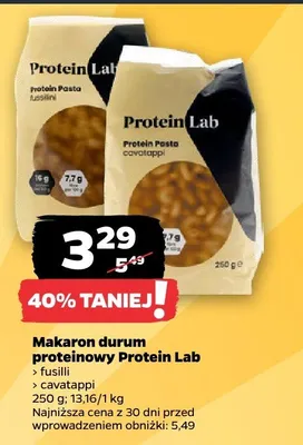 Makaron durum proteinowy cavatappi promocja w Netto
