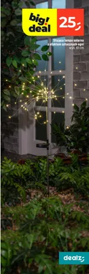 Stojąca lampa solarna z efektem sztucznych ogni promocja w Dealz