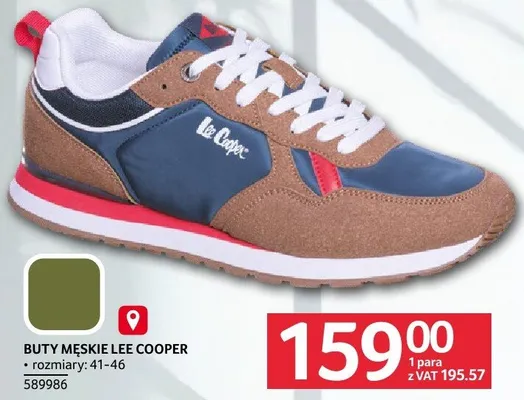 Buty męskie LEE COOPER rozmiary 41-46 promocja w Selgros