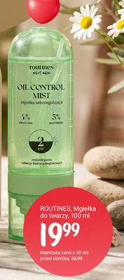Mgiełka do twarzy Routines promocja w Rossmann