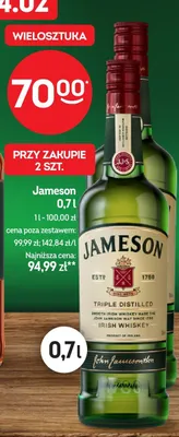 Whisky Jameson promocja w Żabka
