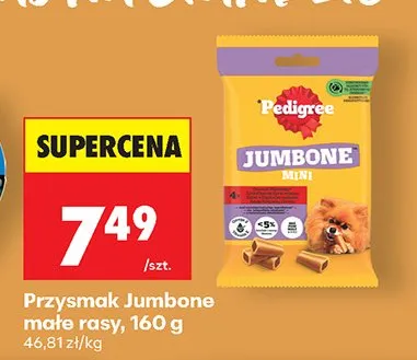 Przysmak Jumbone mini małe rasy Pedigree promocja w Biedronka