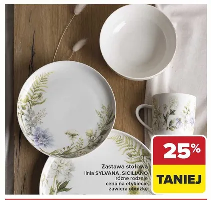 Zastawa stołowa promocja w Carrefour