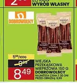 Wiejska przekąskowa wieprzowa Dobrowolscy promocja w Wafelek
