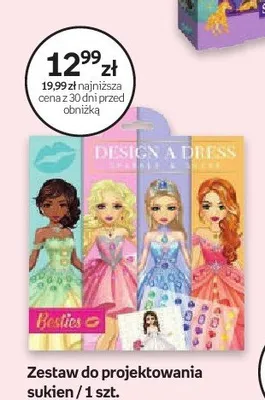 Zestaw do projektowania sukien Besties promocja w Dzień Dziecka