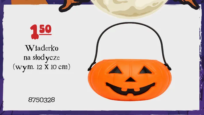 Wiaderko na słodycze 12x10 cm promocja w MR. DIY