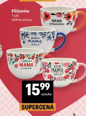 Filiżanka Mama Superbohaterka promocja w Delikatesy Centrum
