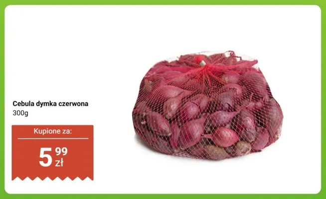 Cebula dymka czerwona promocja w Dino