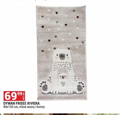Dywan Frisee Riviera 80x150 cm promocja w Merkury Market