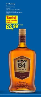 Brandy Stock 84 promocja w Lidl