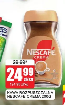 Kawa rozpuszczalna Nescafe Crema promocja w Bingo