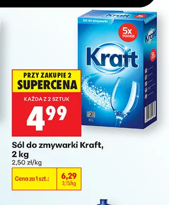 Sól do zmywarki Kraft 2 kg promocja w Biedronka