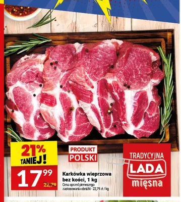 Karkówka wieprzowa bez kości promocja w Twój Market
