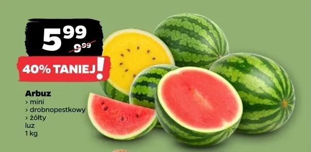 Arbuz mini promocja w Netto