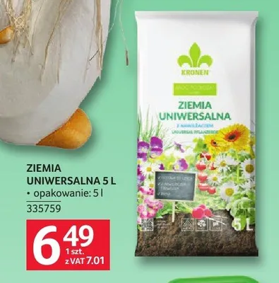 Ziemia uniwersalna 5 l promocja w Selgros