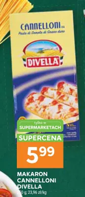 Makaron Cannelloni Divella promocja w Stokrotka
