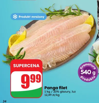 Panga filet promocja w Dino