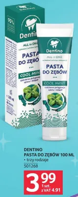 Pasta do zębów DENTINO 100 ML promocja w Selgros
