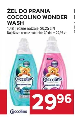 Żel do prania Coccolino Wonder Wash promocja w Stokrotka