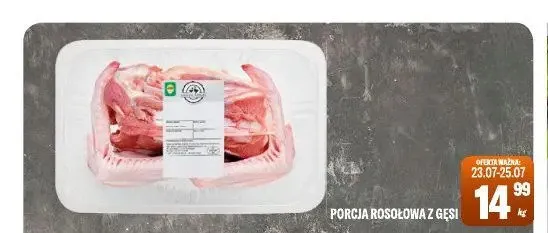 Porcja rosołowa z gęsi promocja w Tomi Markt