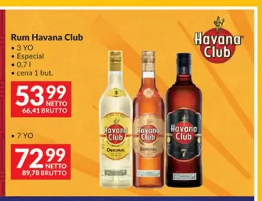 Rum Havana Club Especial promocja w Makro