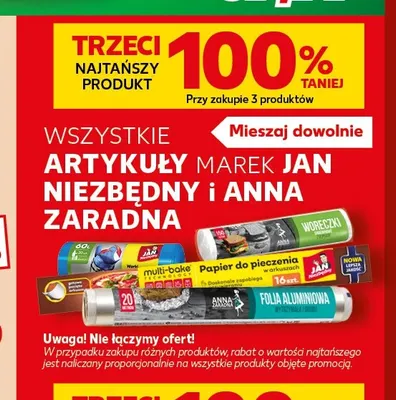 Papier do pieczenia w arkuszach Jan Niezbędny promocja w Kaufland