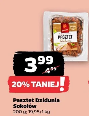 Pasztet Dzidzia Sokołów promocja w Netto